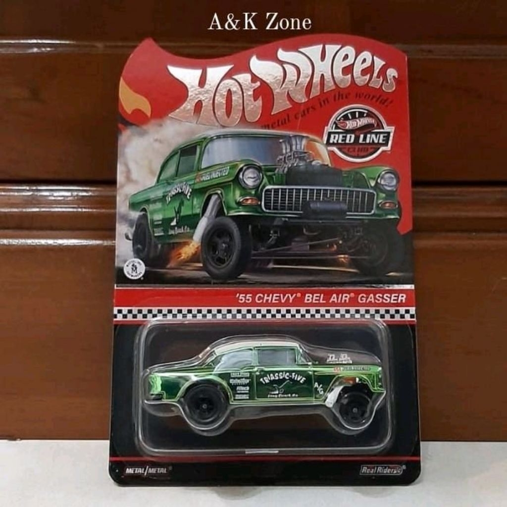 HOTWHEELS RED LINE CLUB 55 CHEVY BEL AIR GASSER RLC