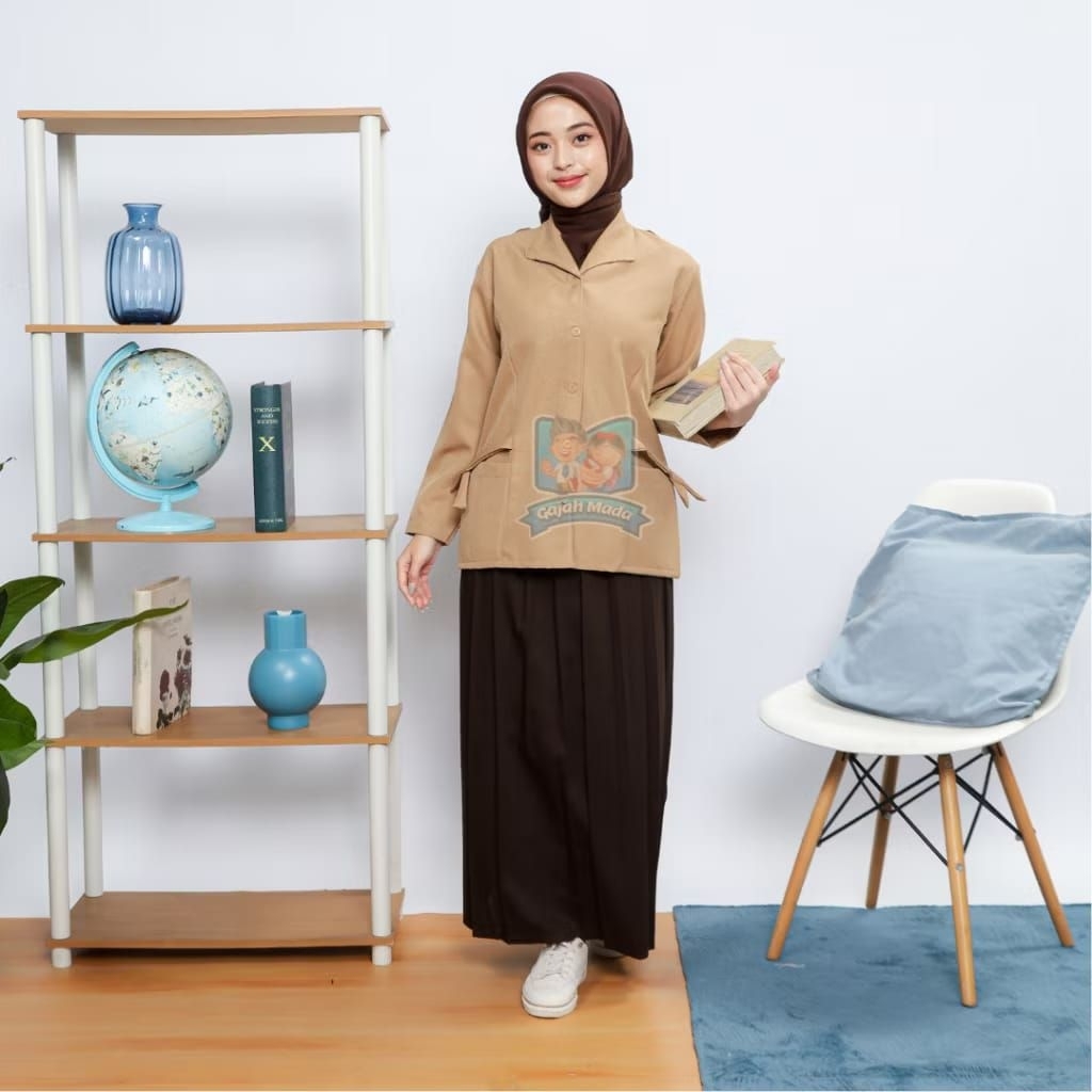 baju pramuka model kantong bawah SMK/ smu