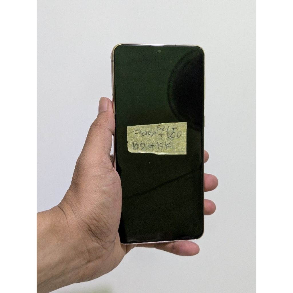 Frame LCD dan Backdor Samsung S21 Plus original copotan