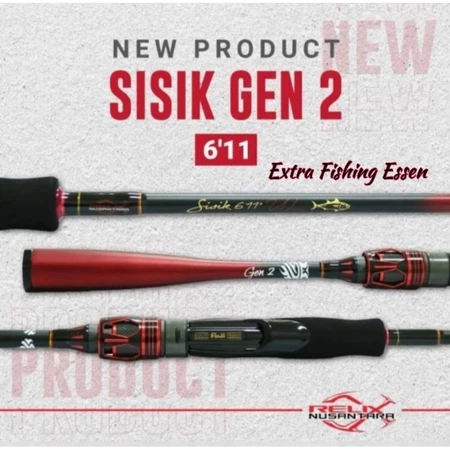 Joran Relix Sisik 611 UL Gen2/ Sisik Ajing 742 Tipe spinning