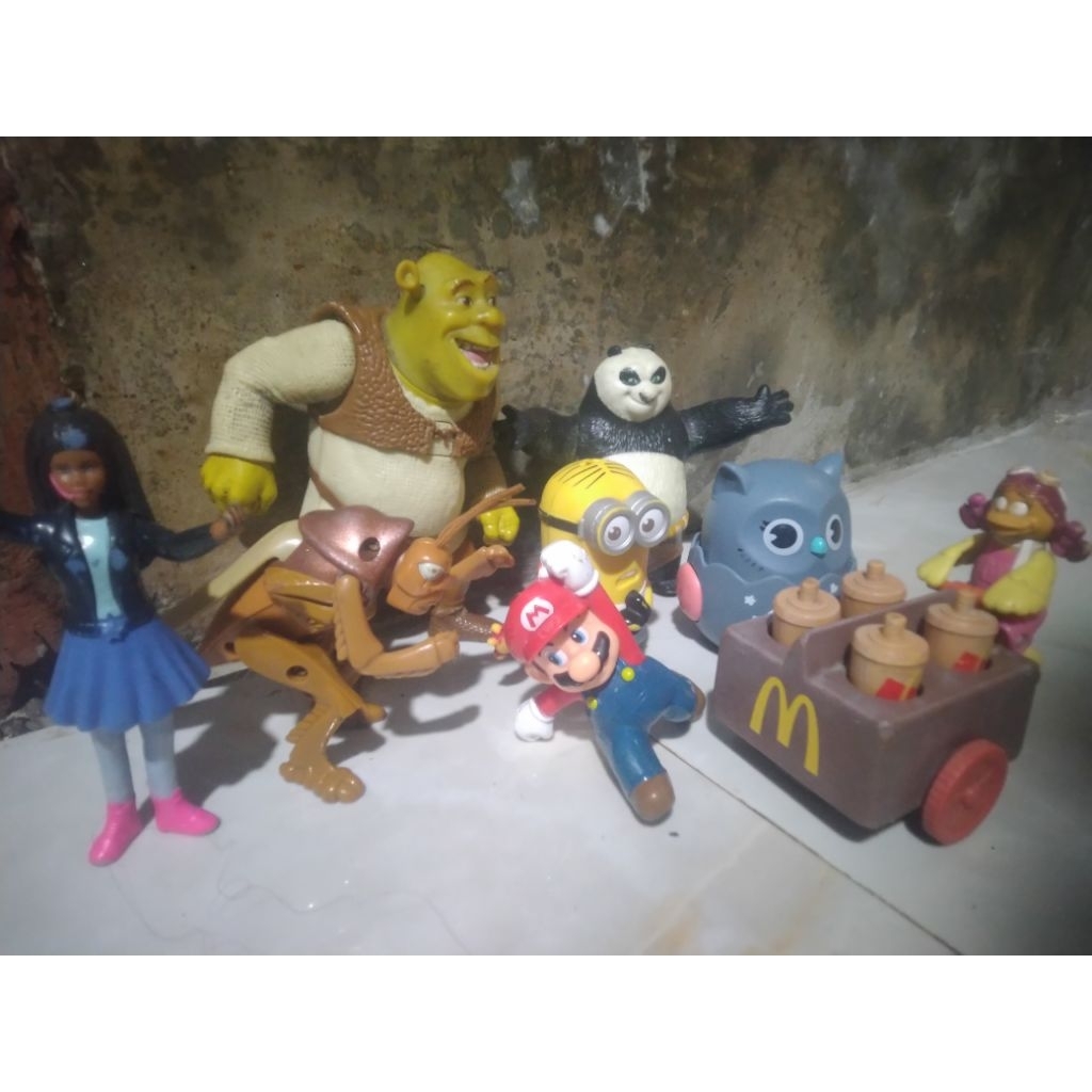 preloved mainan mcd set campur mainan second bekas kiloan mcd mainan anak mainan anak laki laki main