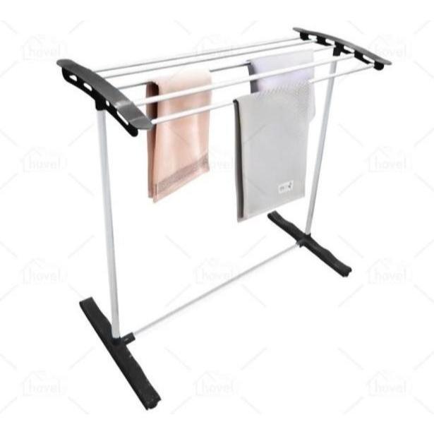 JEMURAN HANDUK VINODA HITAM / RAK JEMURAN LIPAT