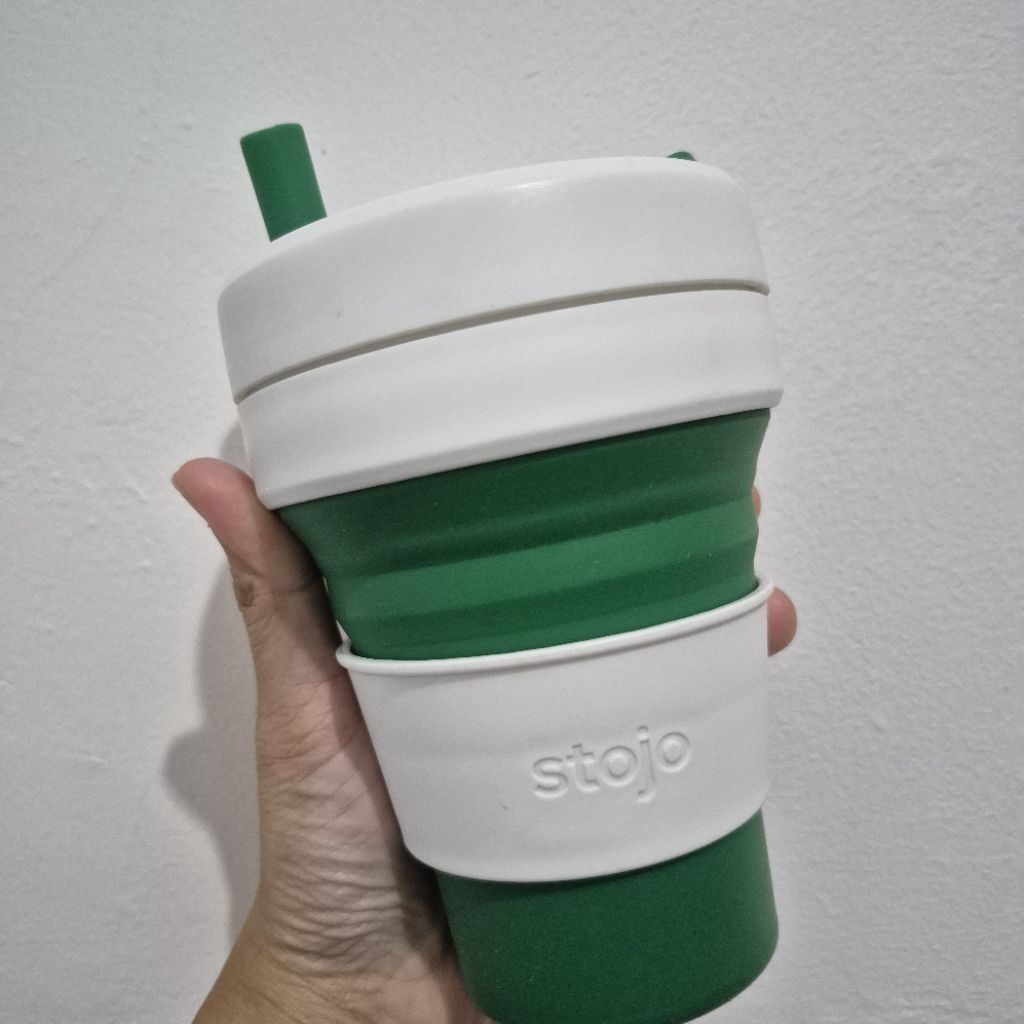 Tumbler Stojo, Foldable Cup, Stojo Cup, Gelas, Botol Minum, Bottle  16 Oz