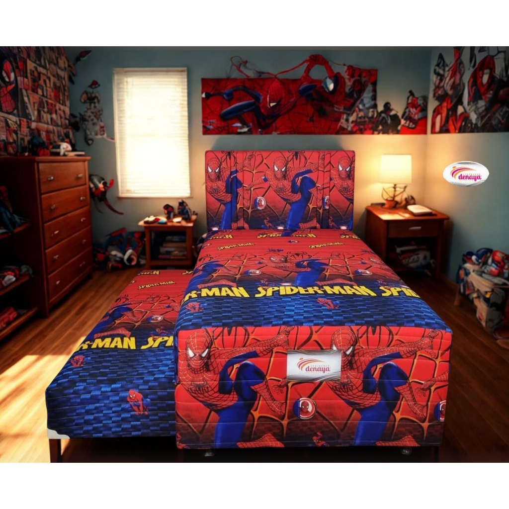 Kasur Springbed Sorong Denaya Karakter Spiderman 120×200