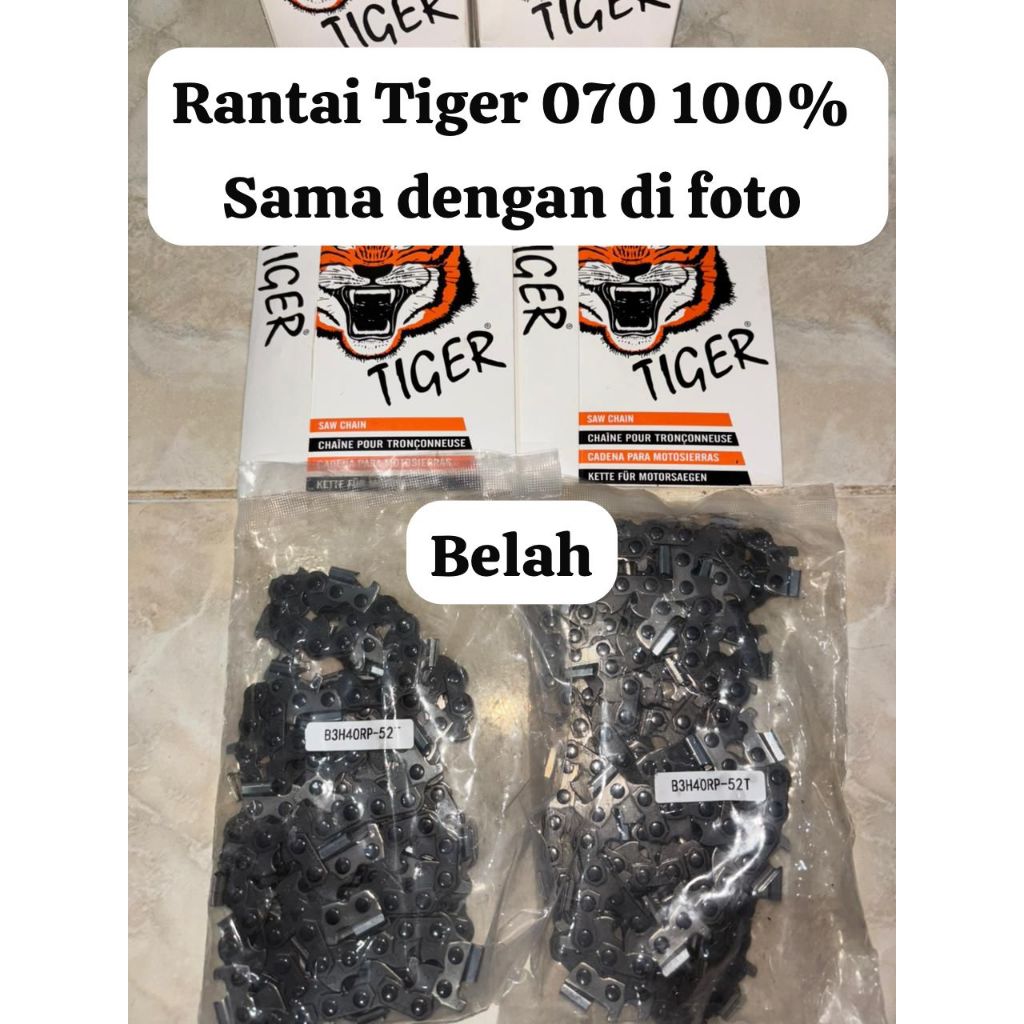 RANTAI 070 BELAH TIGER / RANTAI UNTUK CHAINSAW/SENSO 070 MERK TIGER