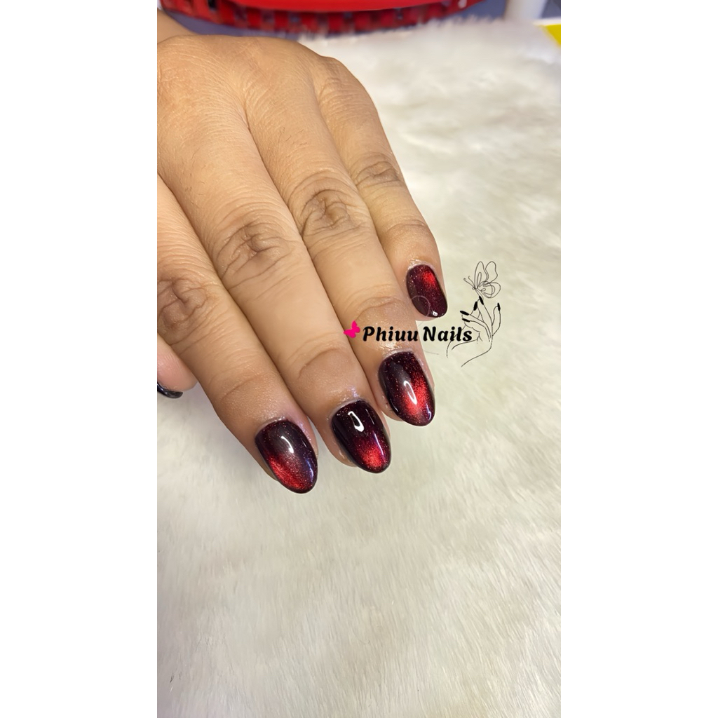 cat eye merah maron