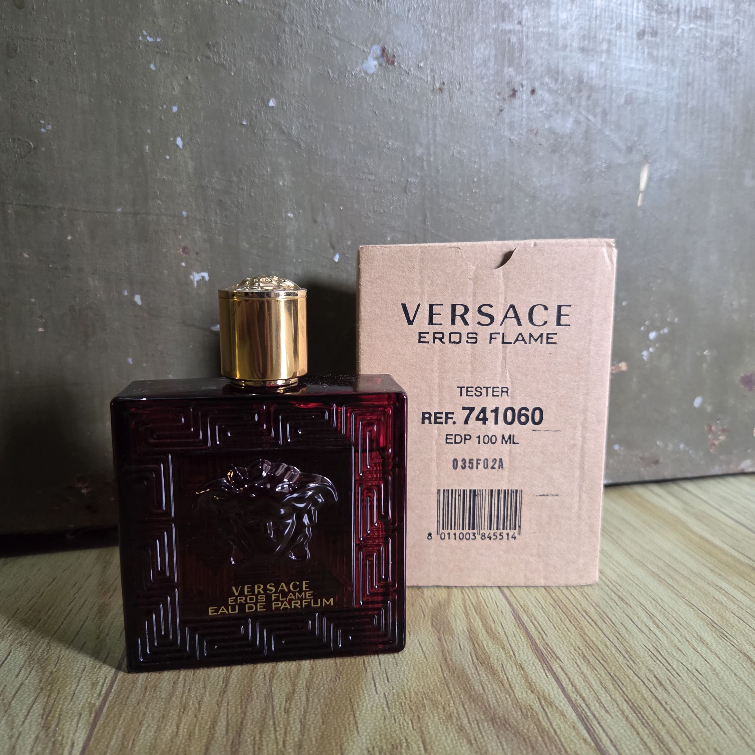 Preloved Versace Eros Flame 100% Original Parfum Pria