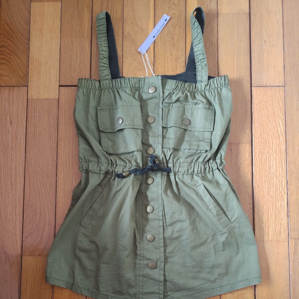 baju army/baju tentara/tanktop army/atasan army/baju hijau army/atasan wanita army/pakaian wanita