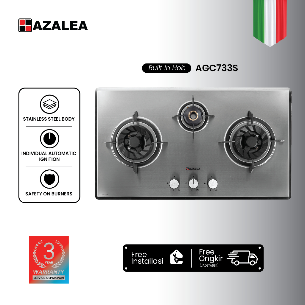 AZALEA Kompor Tanam AGC733S - Gas, Cooker