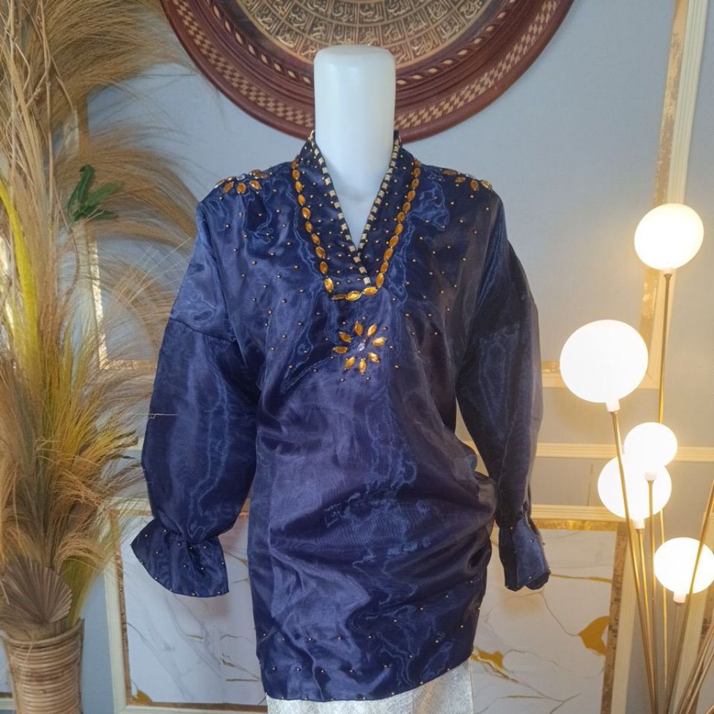 Baju Bodo/Baju Tokko/Baju Adat Bugis/Makassar/Baju Bodo Organza/Baju Bodo Modern/ Baju Tradisional B