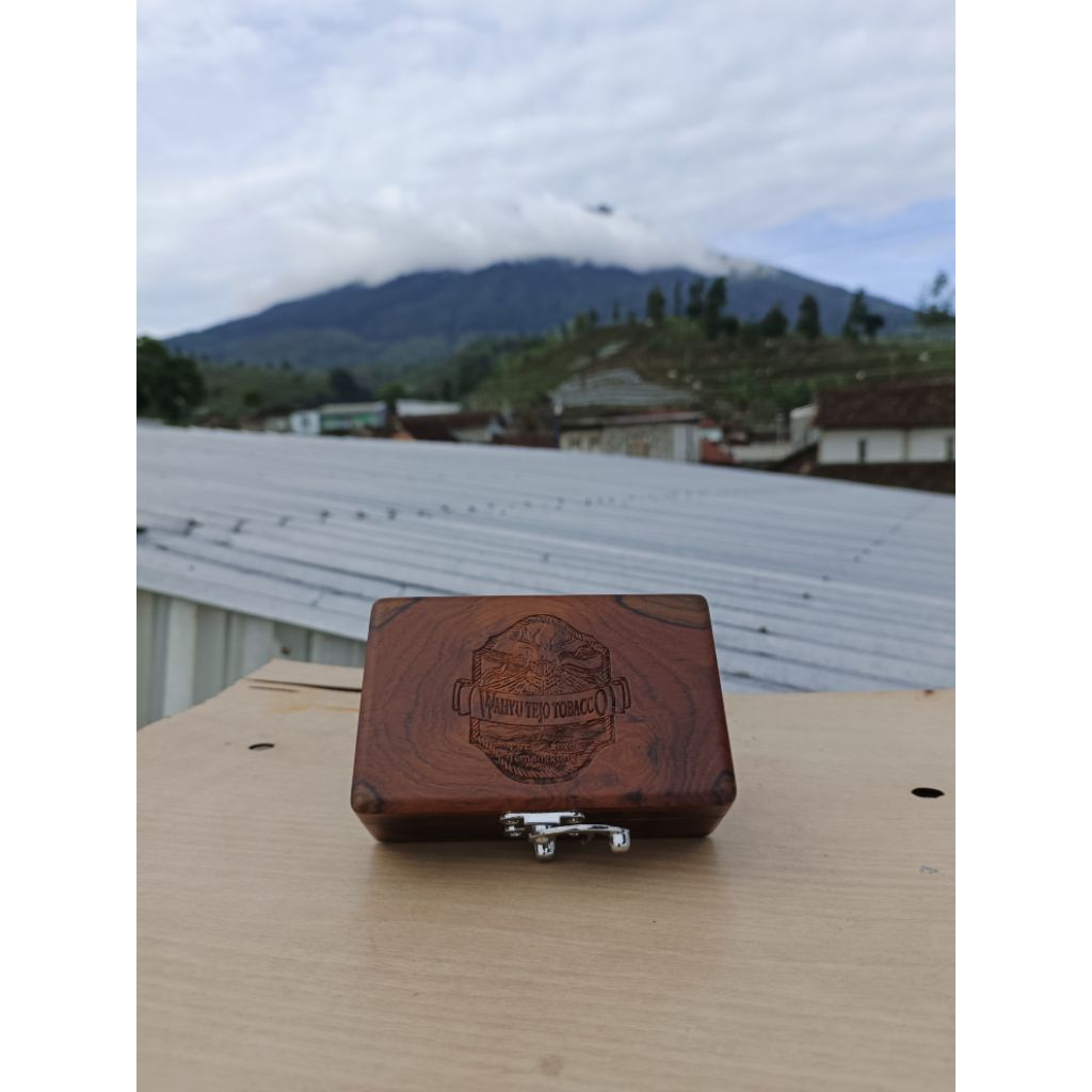 KOTAK KAYU JATI, SLEPEN KAYU KECIL ( muat saku )