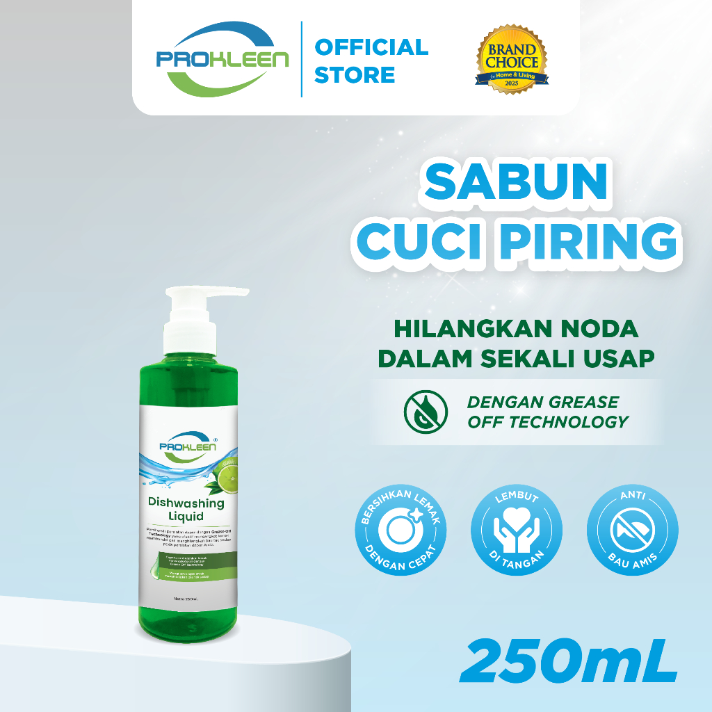 PROKLEEN Sabun Cuci Piring DISHWASHING Liquid KONSENTRAT PROKLEEN 250mL