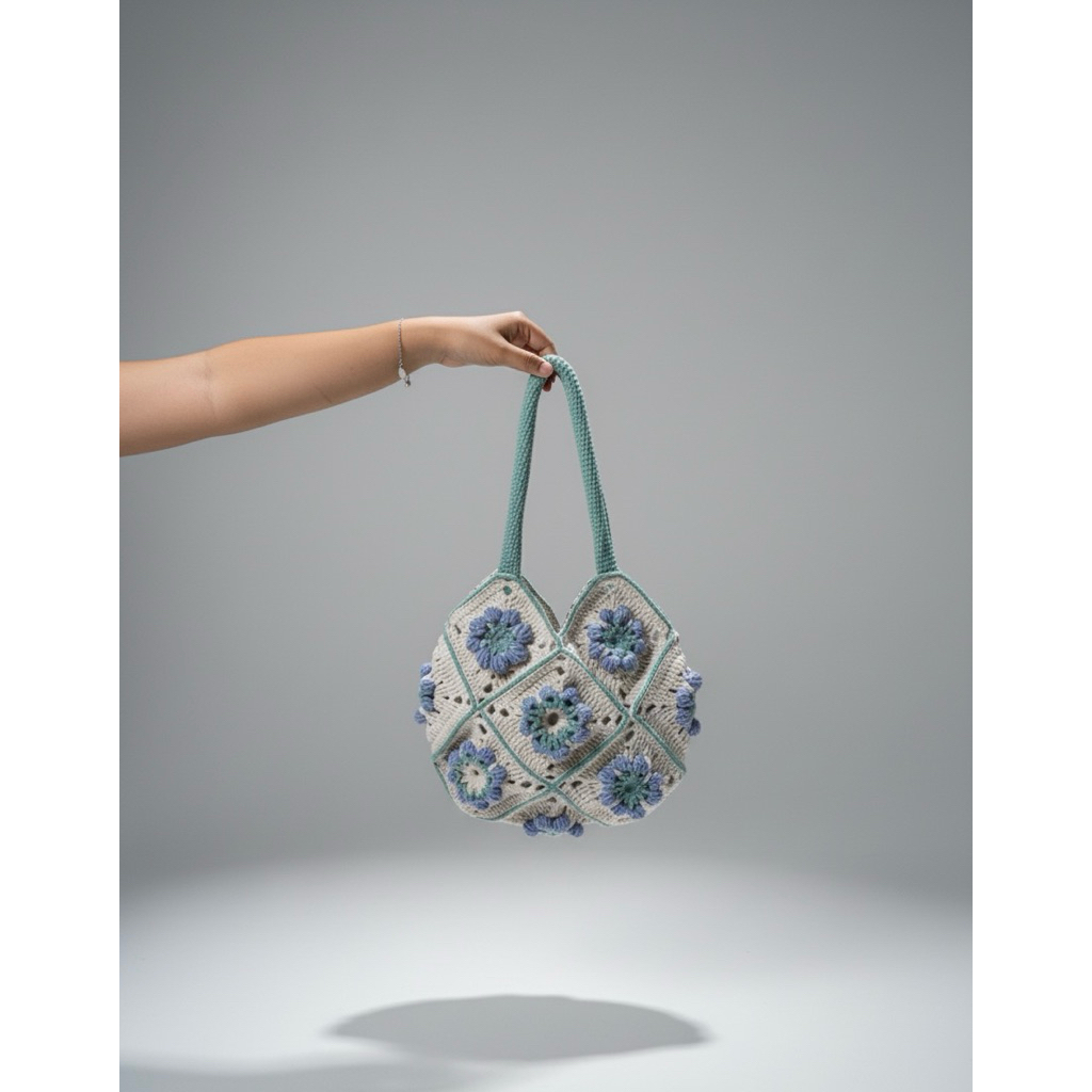 ToteBag rajut handmade granny square
