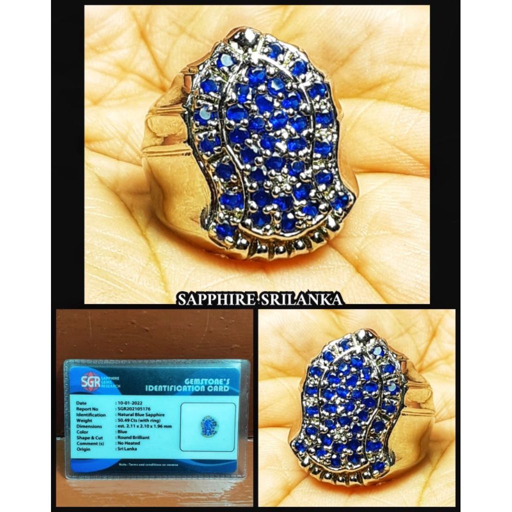 batu blue sapphire Srilanka Ceylon royall blue NTE