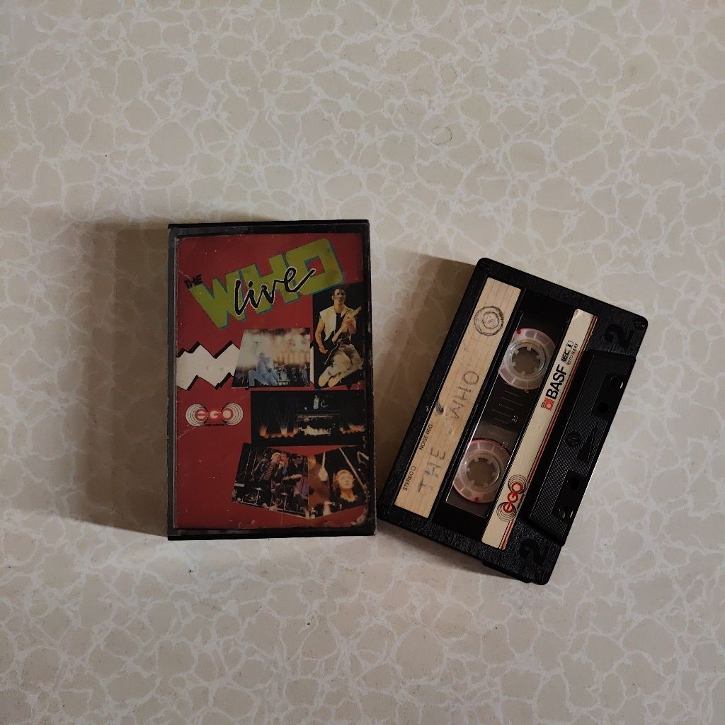 Kaset Pita The Who - Live Original Used