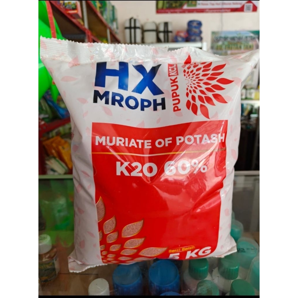 PUPUK KCL HX MROPH  K60% 5kg.