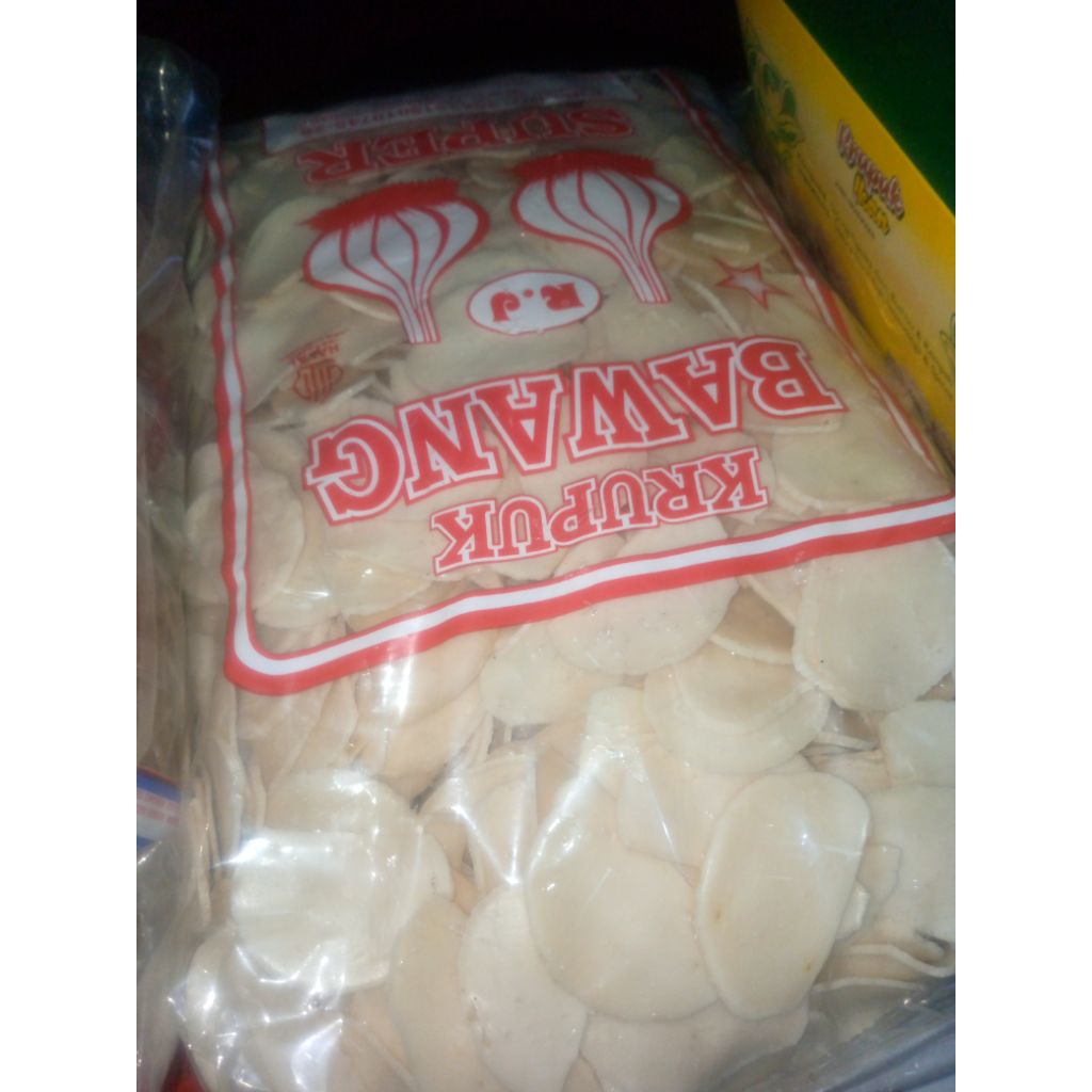 krupuk bawang RJ jumbo 5 kg