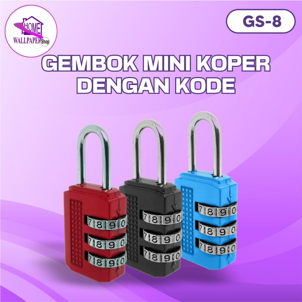 Gembok Kode Kecil Gembok Kode 4 Digit Gembok Loker