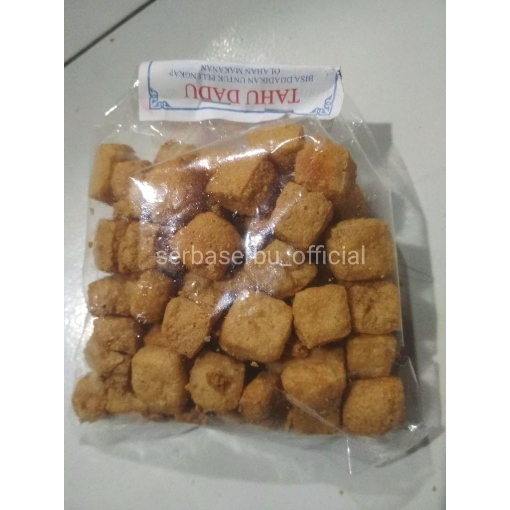 Tahu Dadu kering / Tahu kotak topping Gurih seblak Baso aci