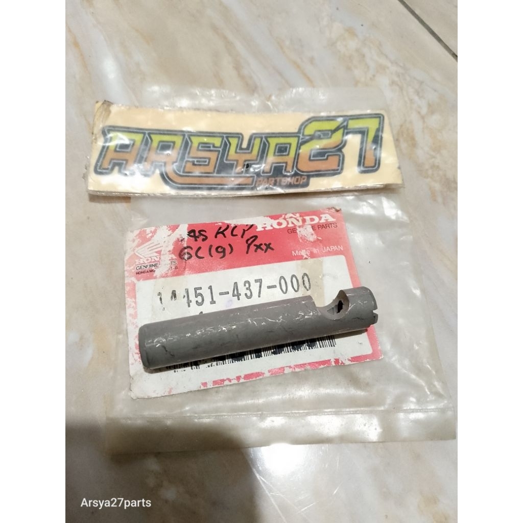 1 Pcs Pin Pen pelatuk shaft rocker arm Honda Tiger Megapro GL Pro ORIGINAL 14451-437-000Stl Original