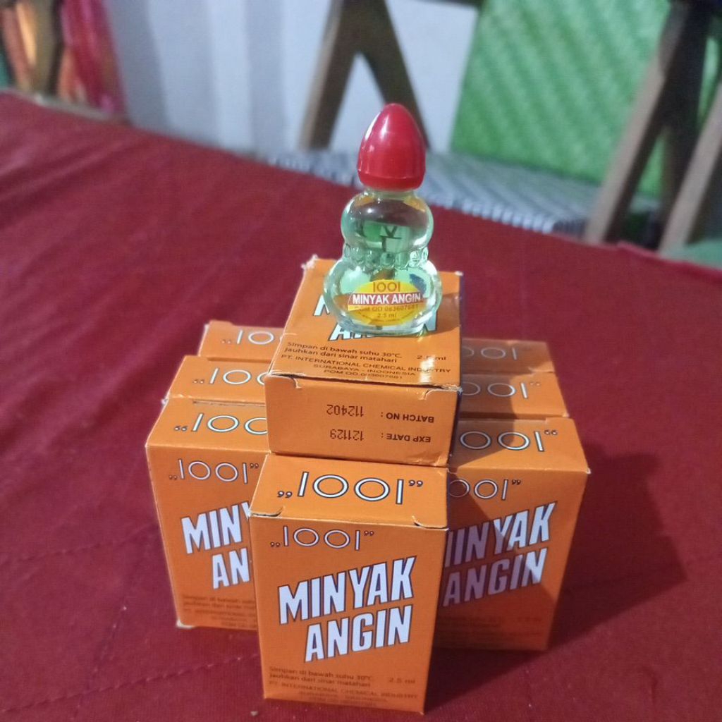 MINYAK ANGIN 1001 PAKPUNG 1001 (PPO) ISI 2,5ml HARGA 1 PCS(1 botol)