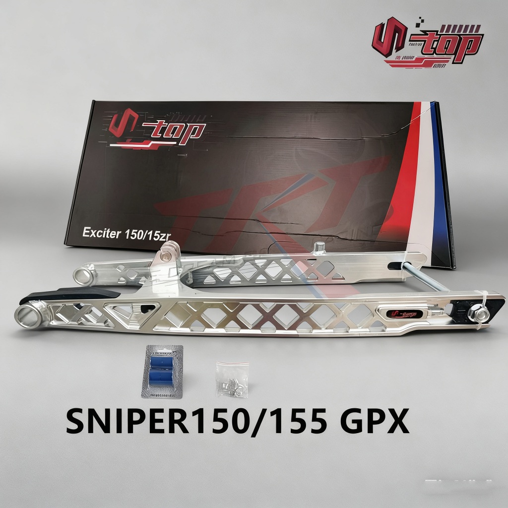SWING ARM S-TOP GPX LONG ARM 65CM BAHAN FULL CNC MX KING V1 V2 MX KING 150 JUPITER MX NEW 135 JUPITE