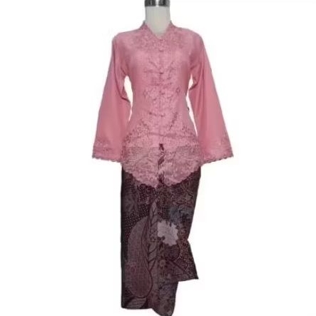 KEBAYA ENCIM BORDIR DUSTY PINK 654 Kebaya modern Atasan kebaya