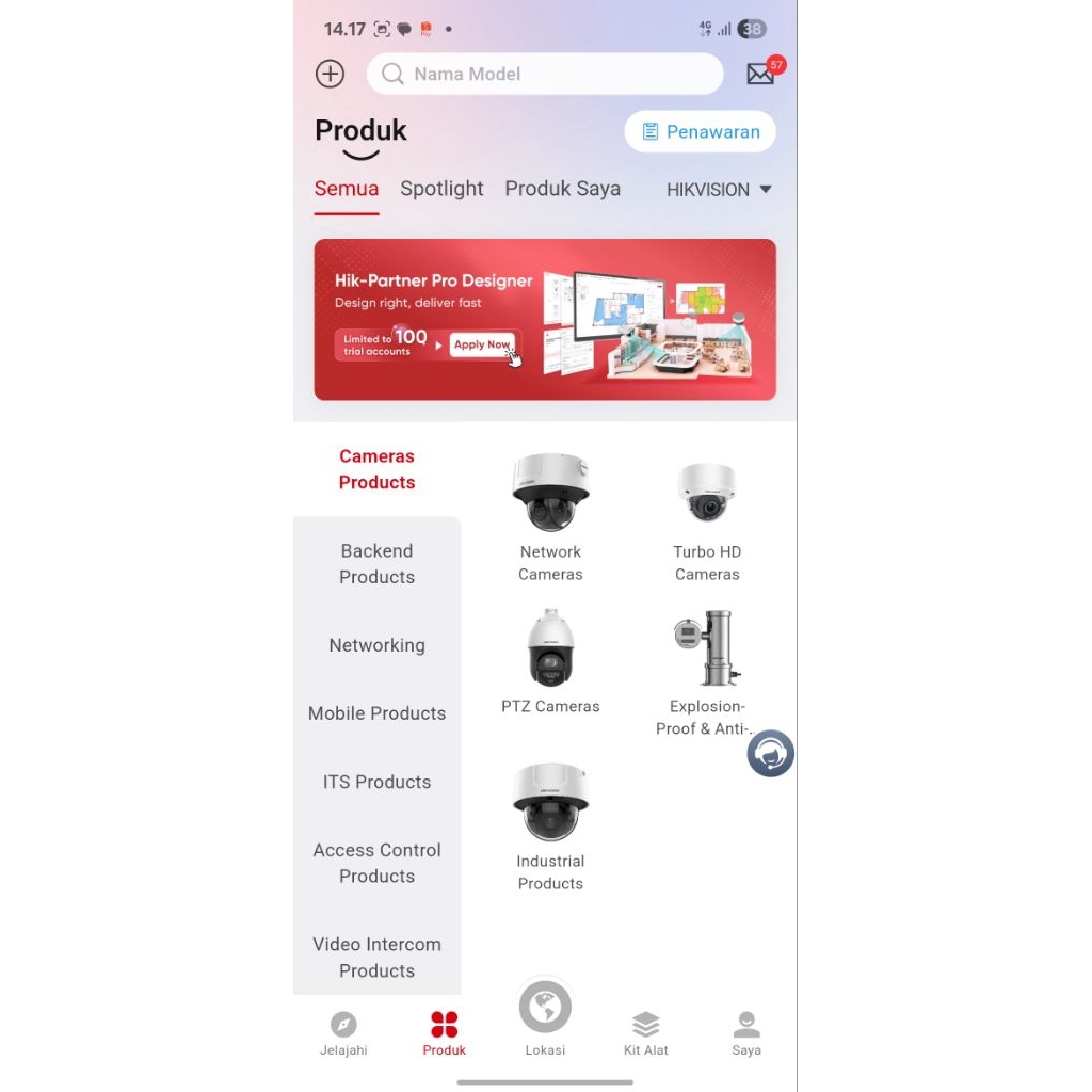 Ipcam Hikvision IPCAM reset kamera