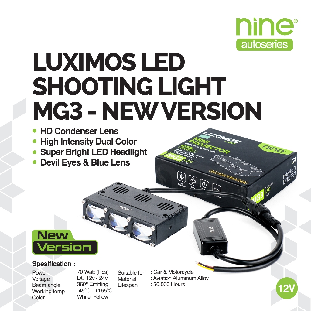 Lampu Tembak LED 140W Projie Biled Grill Mobil dengan Chip CSP 3570