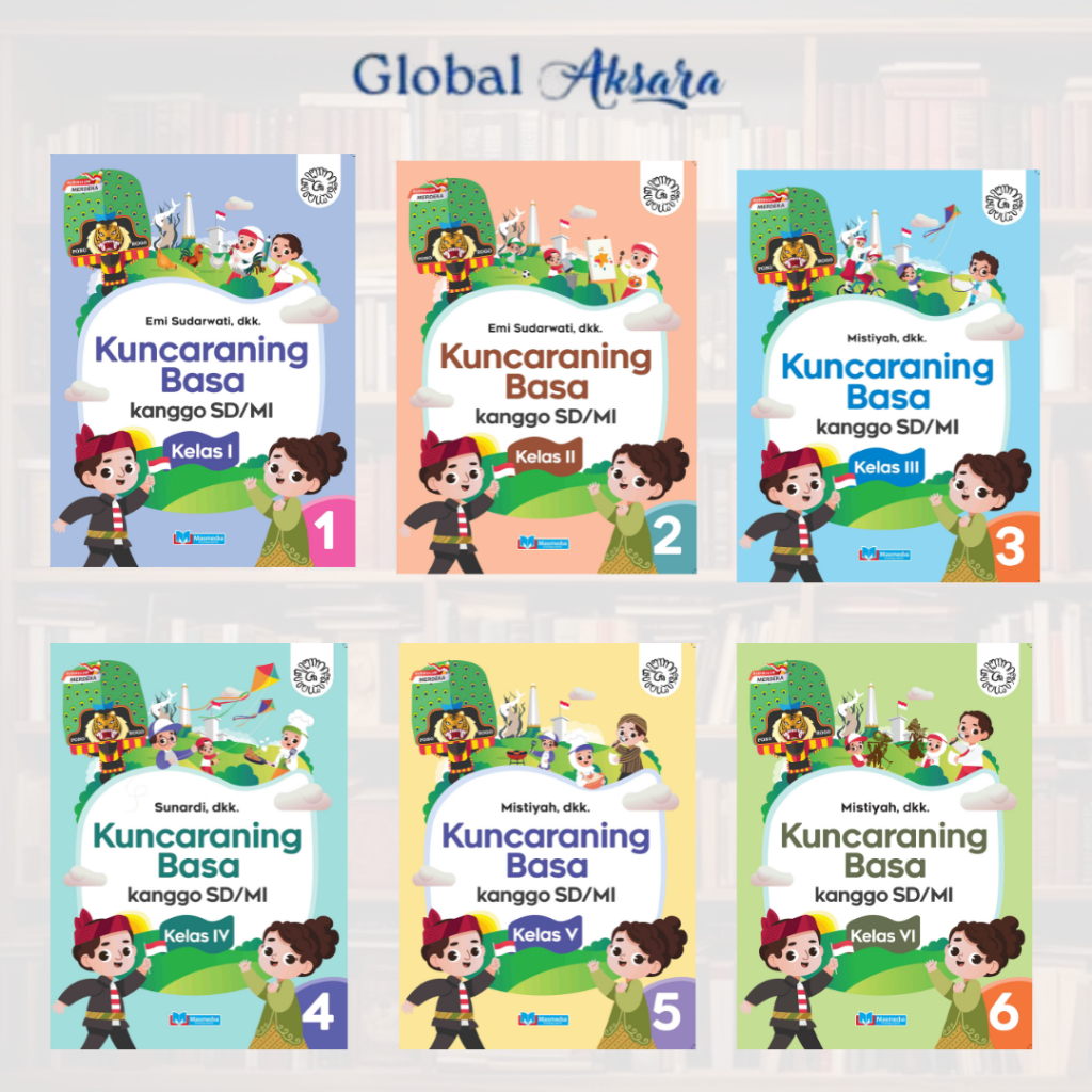BUKU BAHASA JAWA KUNCARANING BASA SD/MI KELAS 1-6 KURIKULUM MERDEKA PENERBIT MASMEDIA