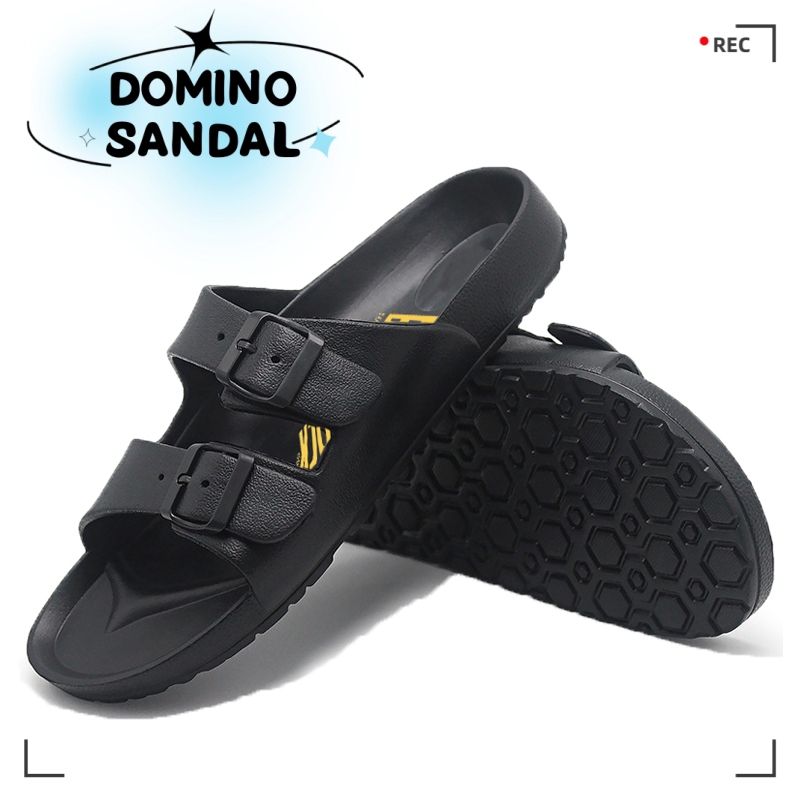 Sandal Pria Kulit Sandal Kulit Slip On Pria Wanita Traveling Kulit Slide Slop  Sandal Slop Pria Keki