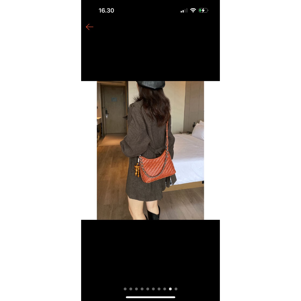 Tas Hima anyam teracota