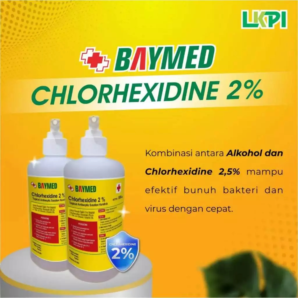 BAYMED - Chlorhexidine 500ml & 1 L - CHG 2% Handrub/Handwash/Handsanitizer