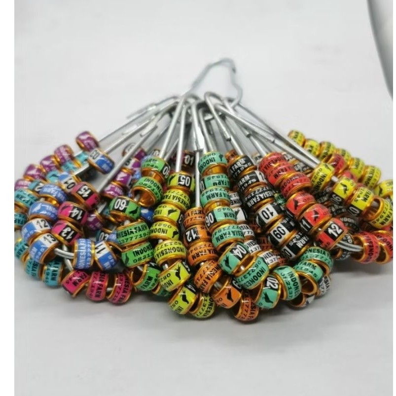 RING BURUNG MERPATI HIAS DONAT STIKER 10MM 54 | CUSTOM CETAK NAM | MERPATI