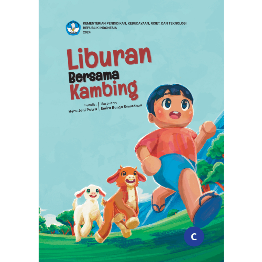 "Liburan Bersama Kambing" Literasi pojok baca PAUD kemendikbud