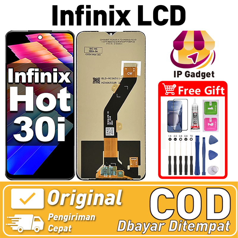 LCD Infinix HOT 30i Original 100% fullset ori asli Layar hp touchscreen Sentuh Versi Tinggi COD
