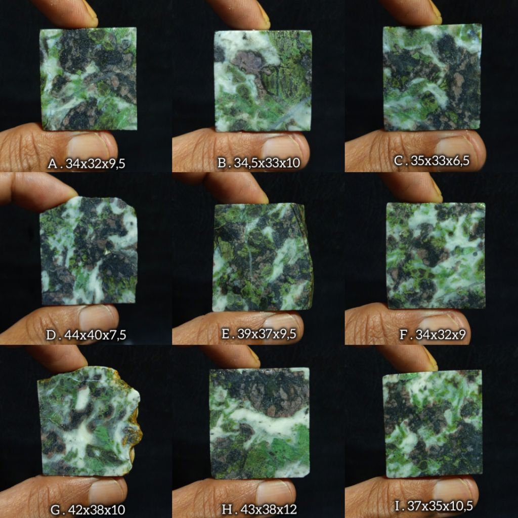 batu giok/bongkahan batu giok army natural/batu giok loreng natural/batu akik