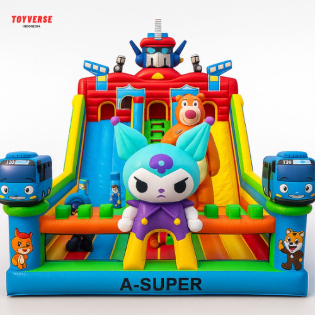 Istana Balon 6x8 – Wahana Playground Anak Outdoor & Indoor | Toyverse Indonesia