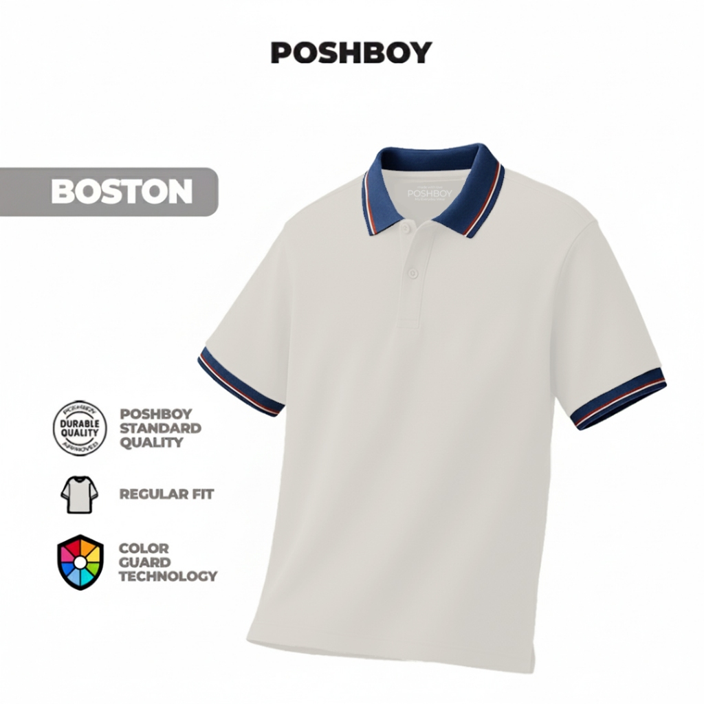 POSHBOY Polo Boston Picolo - Polo Lengan Pendek