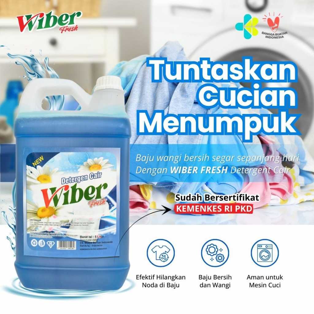 Detergent cair wiber fresh 5 Liter