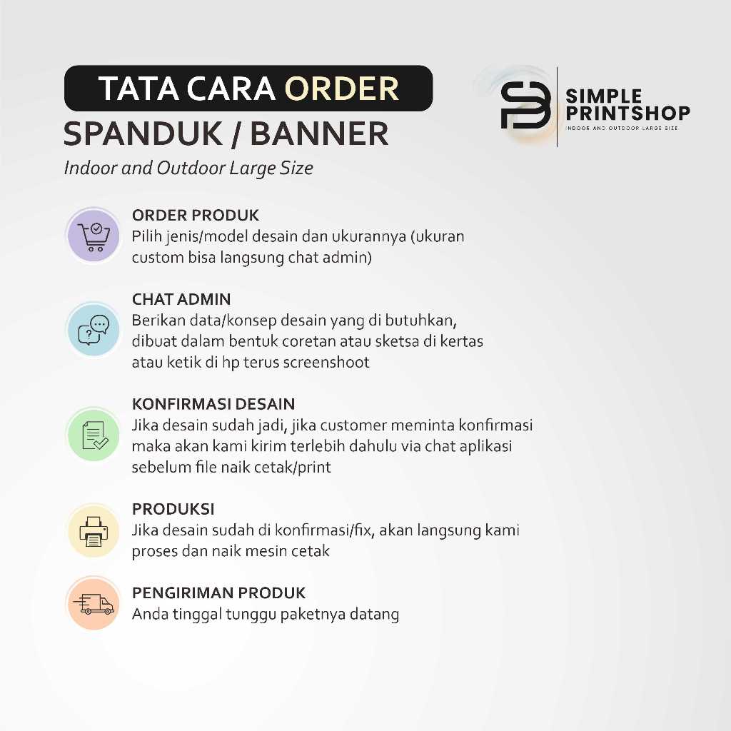 spanduk banner 50x100 cm agen brilink custom desain