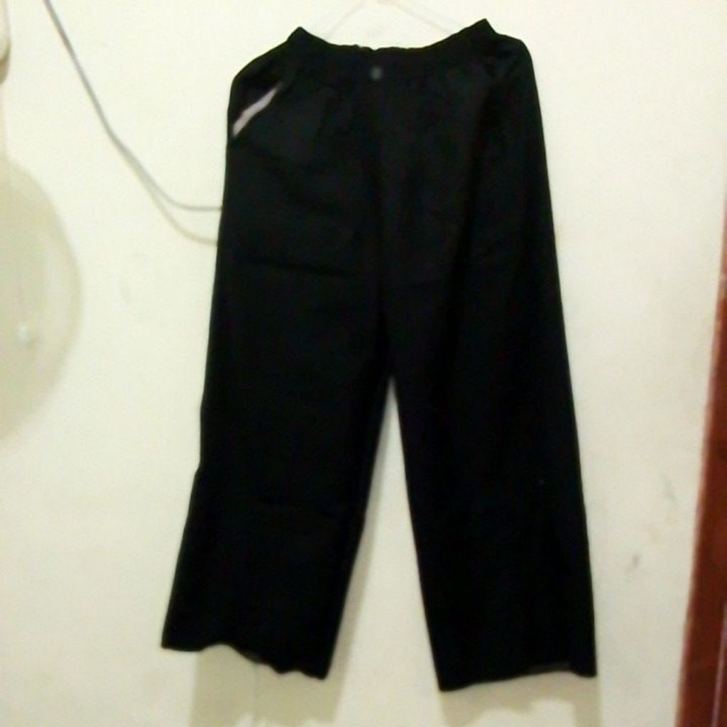 celana kulot wanita bahan katun