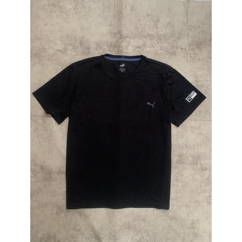 preloved pumpum loncat black kaos baju jersey olahraga running lari sport gym trail run tennis baske