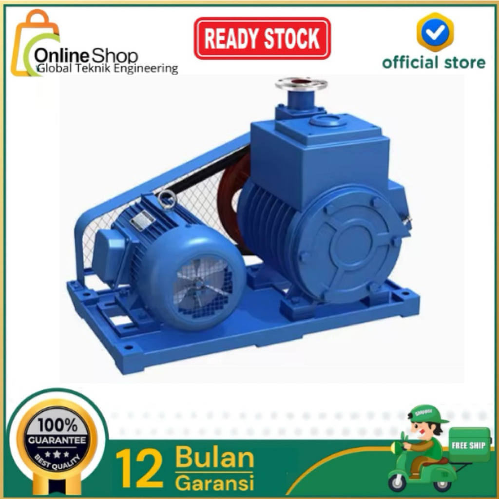 Rotary Vane Vacuum Pump Rotor 2X-15 2,2KW 380V Pompa Vakum Rotary Vane Baling-Baling Putar