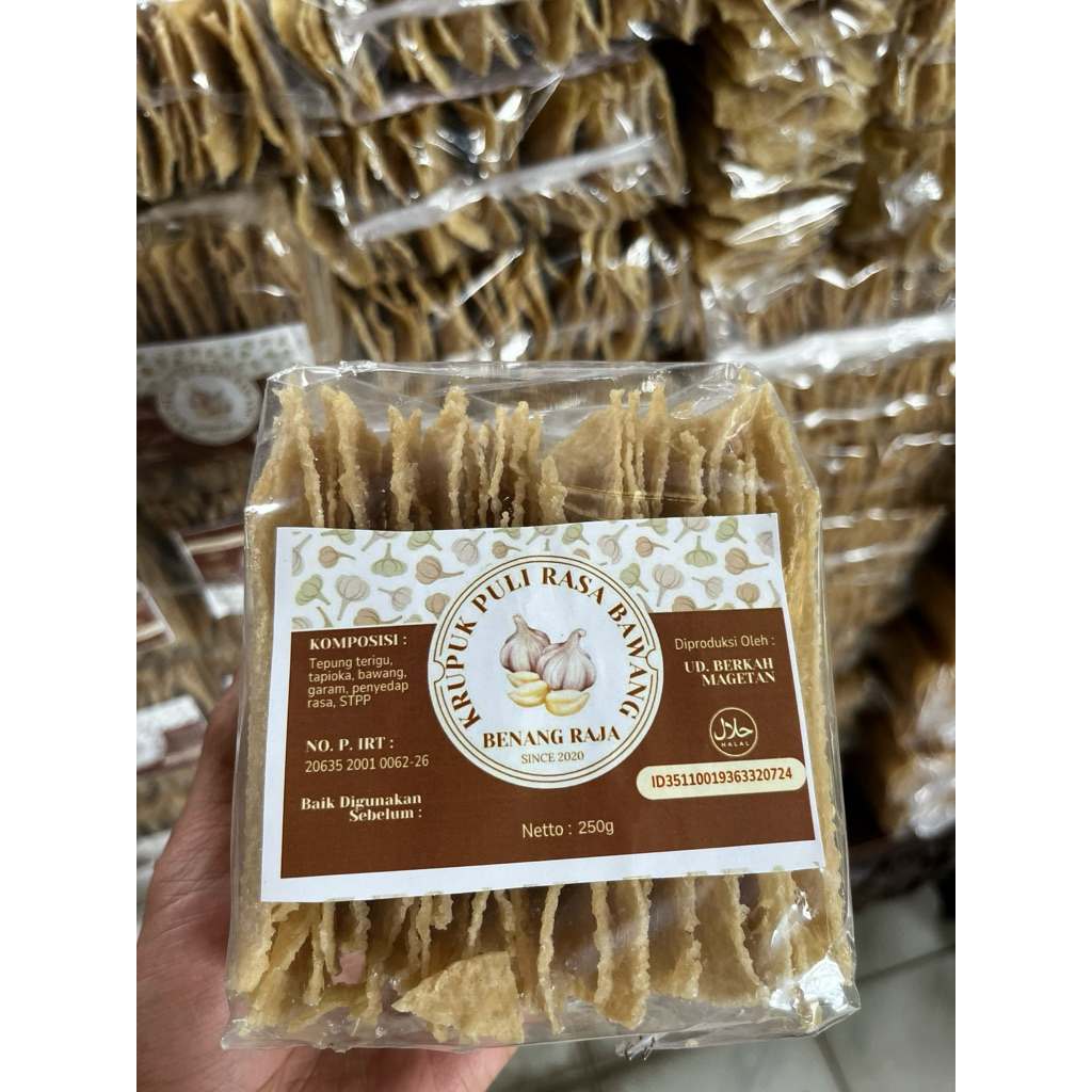 Kerupuk Gendar Benang Raja Premium 250gram Gurih Enak Bahan Premium Mudah Digoreng Tidak perlu Dijem
