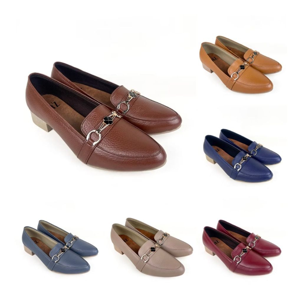 Sepatu wanita ZHR  bahan kulit sapi asli Garut
