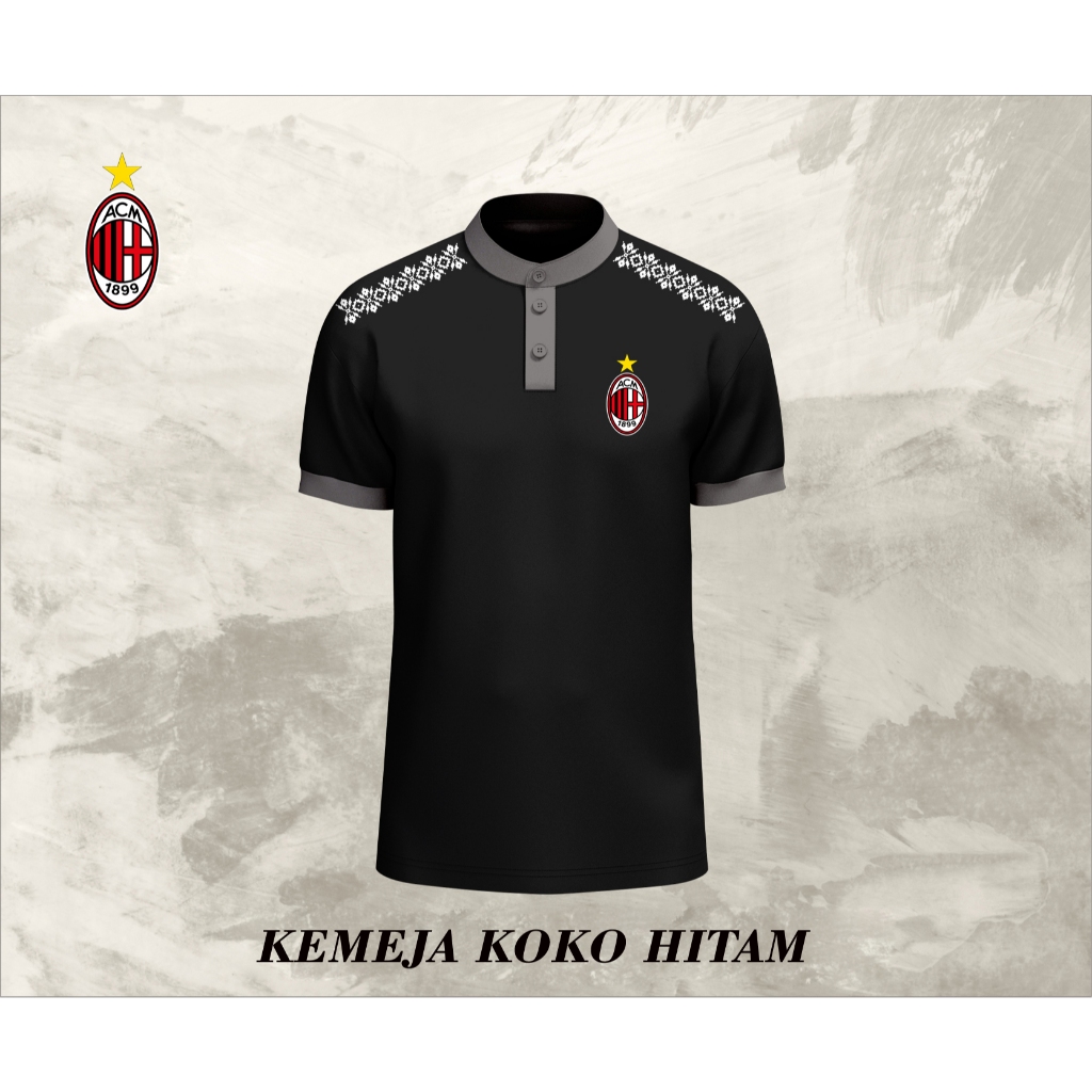 Murahh Baju Koko Trend Pria Terbaru / Baju Koko Pria Lengan Pendek / Baju Koko Hitam Bahan Adem Nyam