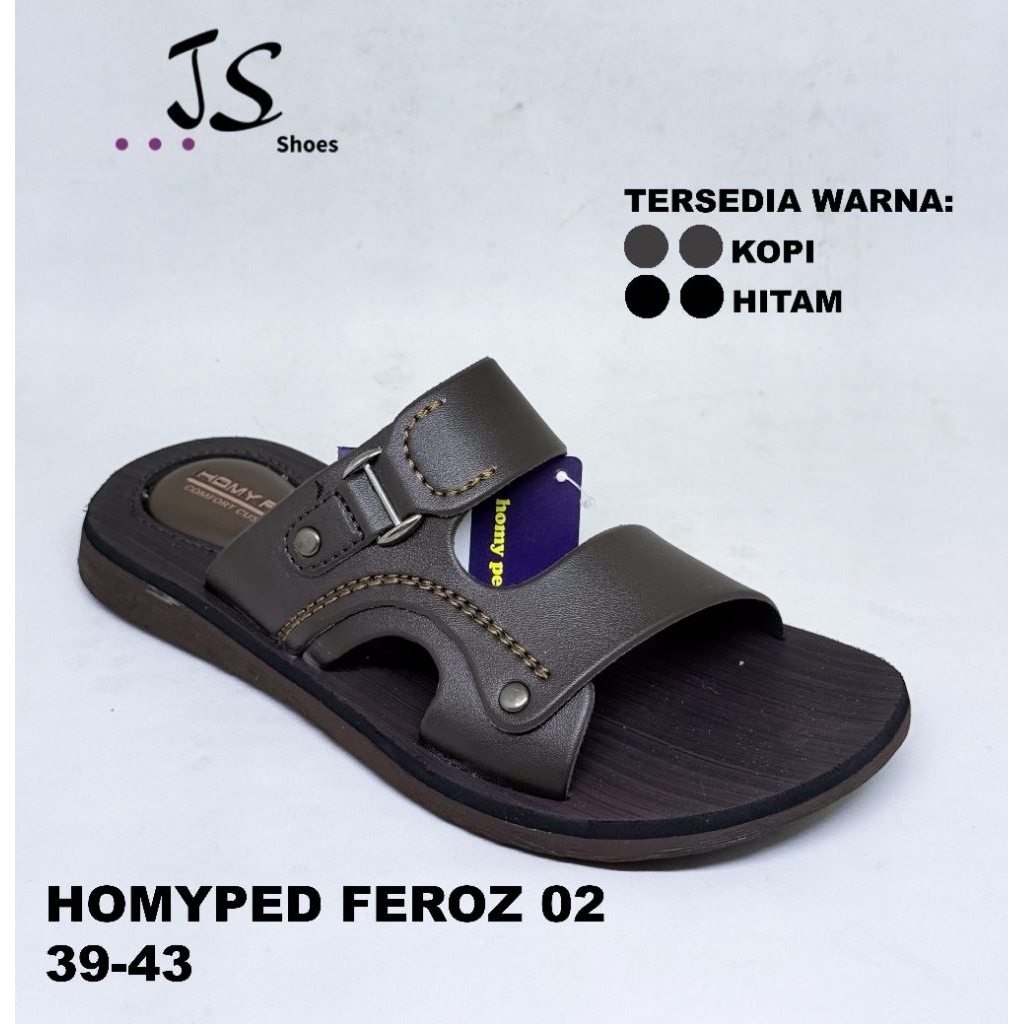 HOMYPED FEROZ 02 - SANDAL SLOP CASUAL PRIA DEWASA MERK HOMYPED ORIGINAL