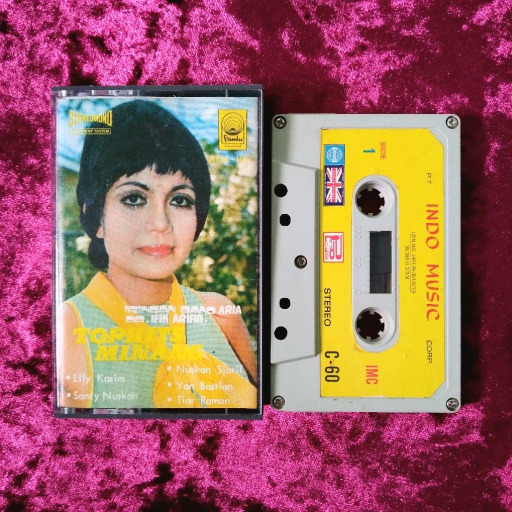 Kaset V/A (Elly Kasim, Santy Nuskan, Tior Ramon, etc) - Top Hits Minang