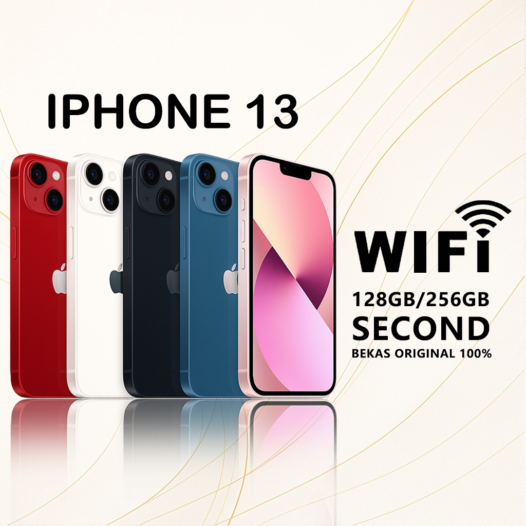 iphone 13 128GB 256GB SECOND Original FULLSET WIFI ONLY GARANSI INTERNASIONAL
